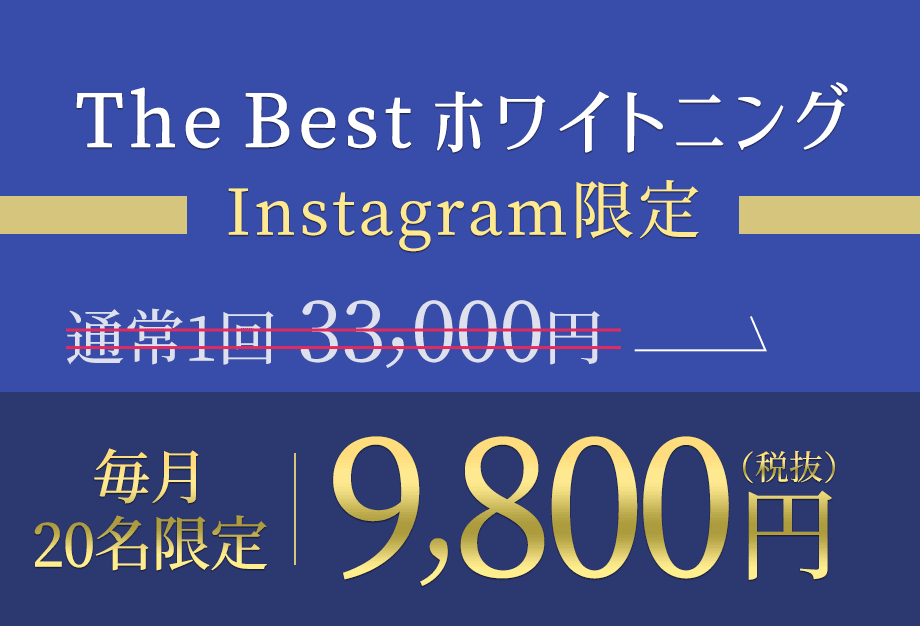 最新ホワイトニング治療　TheBestホワイトニング